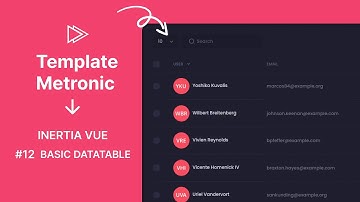 Integrasi Template Metronic dengan Inertia Vue #12 - Basic Datatable
