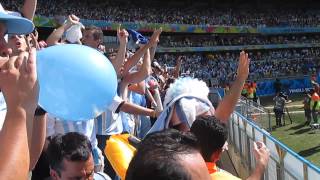 Brasil decime que se siente - Barra Argentina - Estadio Mineirao, Brasil 2014