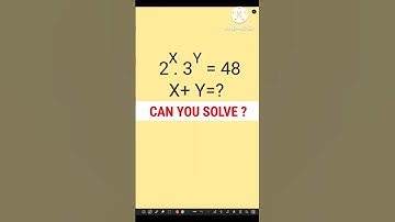 Beautiful Exponential equation #maths #mathtricks #youtubeshorts #shorts