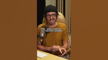 Writing lyrics for sync licensing placements 👉🏼🎶🎥 #synclicensing #musiccomposer #musicproducer