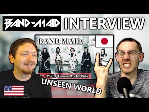 {REACTION} BAND-MAID "Unseen World" Interview Excerpt from YOUNG GUITAR 2021 February Issue