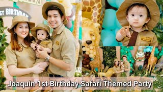 JOAQUIN ILUSTRE 1ST BIRTHDAY SUPER BONGGA SAFARI THEMED | DIANNE MEDINA & RODJUN CRUZ BABY BOY