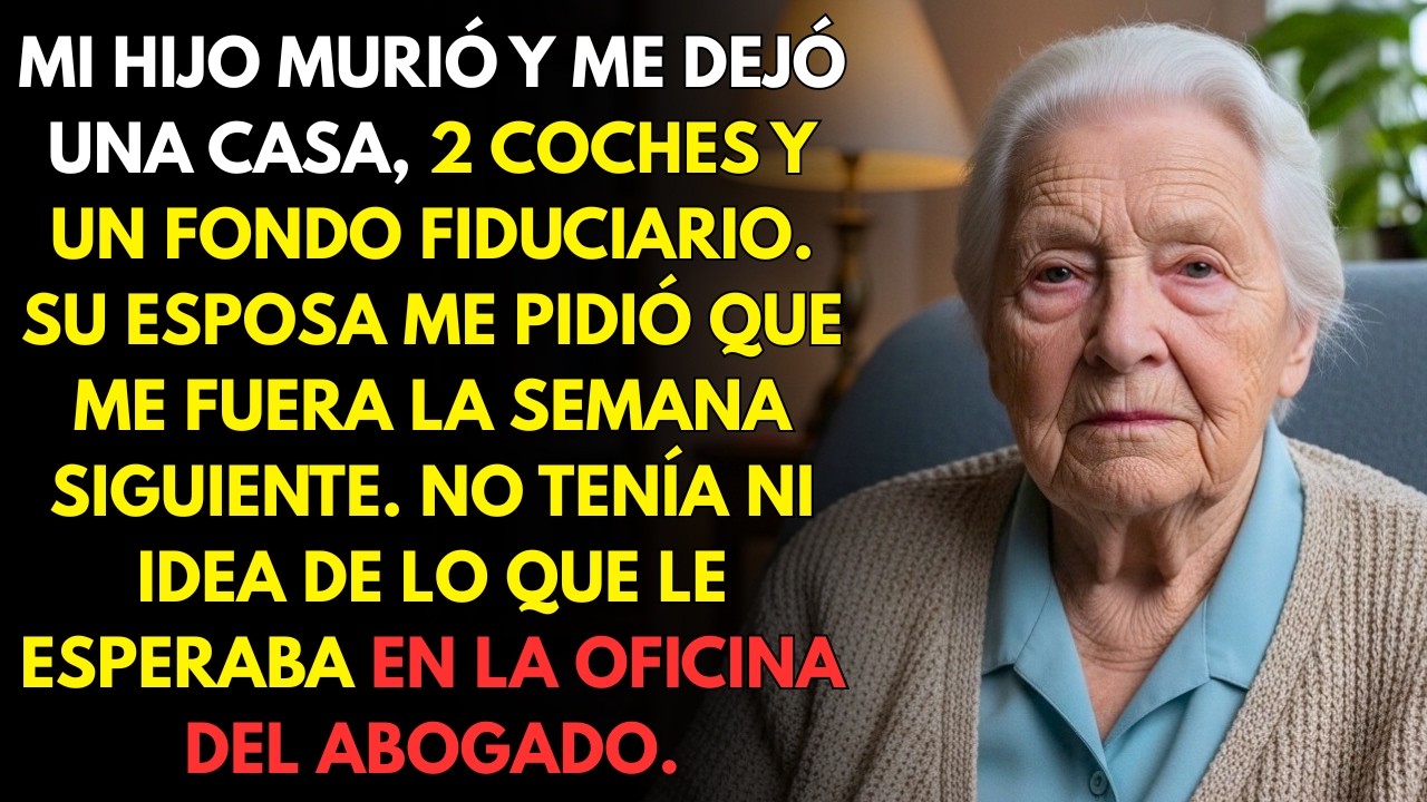 Después de la muerte de mi hijo, no le dije a mi nuera que él me había dejado una casa, 2 autos y…