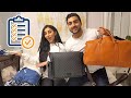 WHAT'S IN OUR HOSPITAL BAG! Mom, Dad + Baby's Bag I The Zaid Family