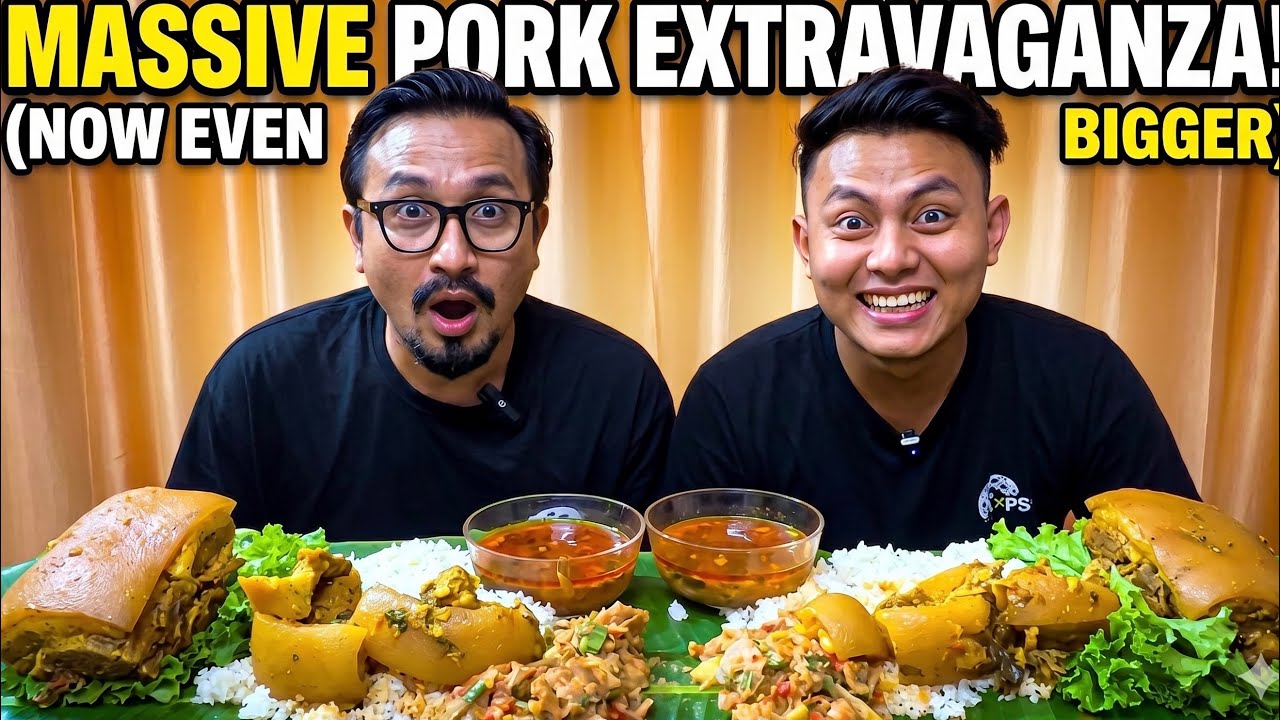 1 KG Pork Curry Eating Challenge | Soibum Eronba | Oksa Thongba Mukbang