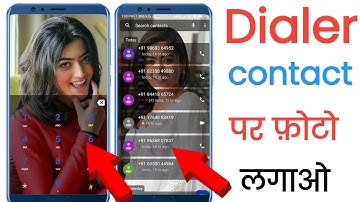 How To Set Photo On Dialer, Contact And Call Screen Background !! Apply Photo On Phone Dialer