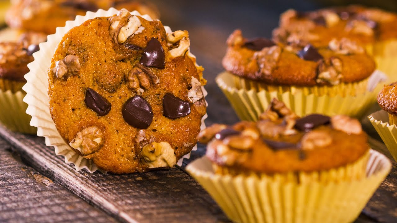 Pumpkin Chocolate Muffins Recipe | Home Cooking Adventure