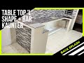 TABLE TOP 'L' SHAPE || BAR KAUNTER || TIME LAPSE VIDEO