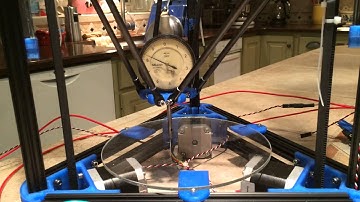 Dial gauge on Kossel Delta