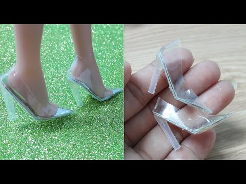 diy mini glass shoes | 미니어쳐 유리구두 만드는 방법 | | Tự làm giày búp bê mini thủy tinh trong suốt nhỏ xinh