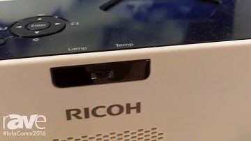 InfoComm 2016: Ricoh Discusses New Projectors Including the PJ WX4152N
