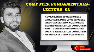 Computer Generations Advantages & Disadvantages of Computers |  Explained Computer Basic Knowledge