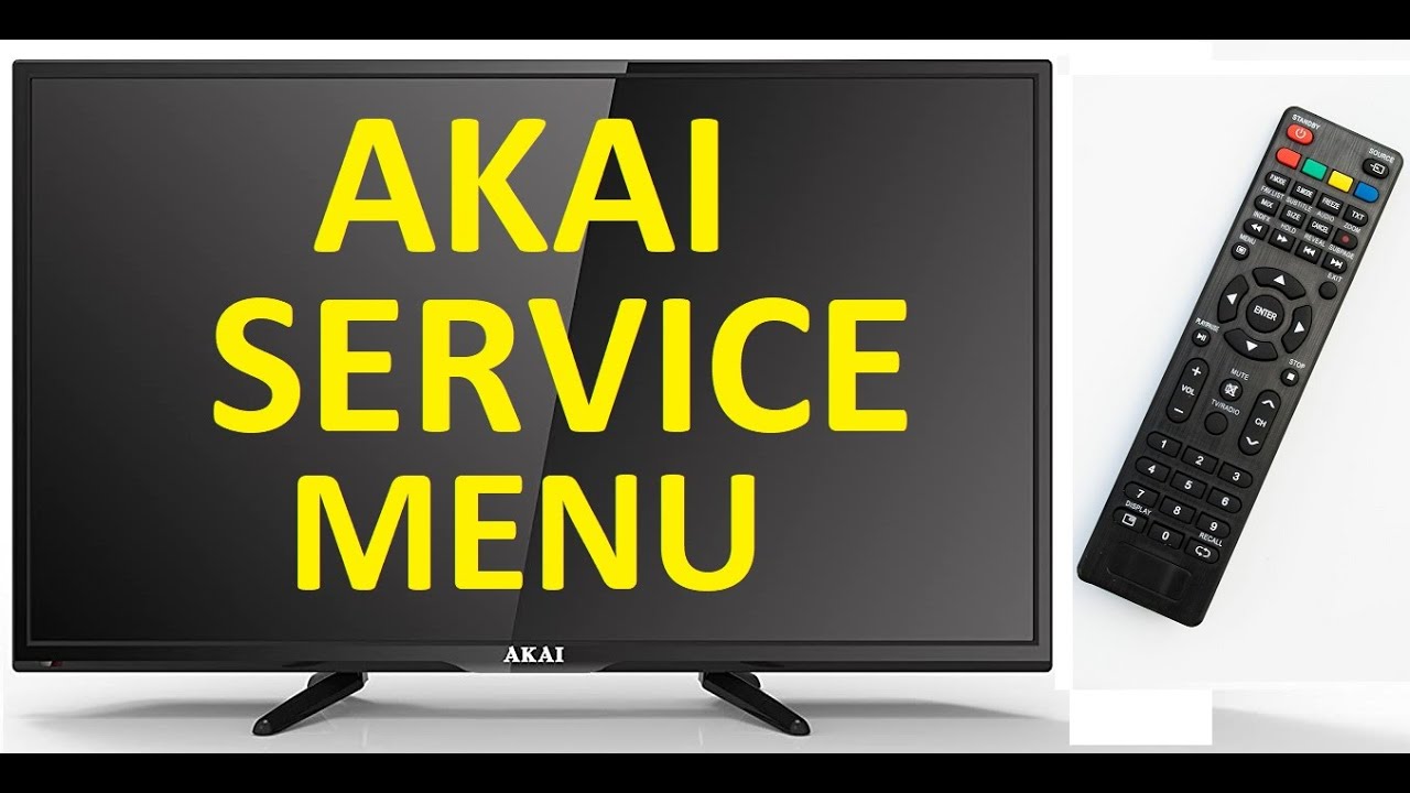 TV AKAI SERVICE MENU - YouTube