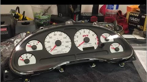 How to remove the gauge cluster/instrument panel: 1994-2004  Ford Mustang Cobra, Mach 1, GT, V6