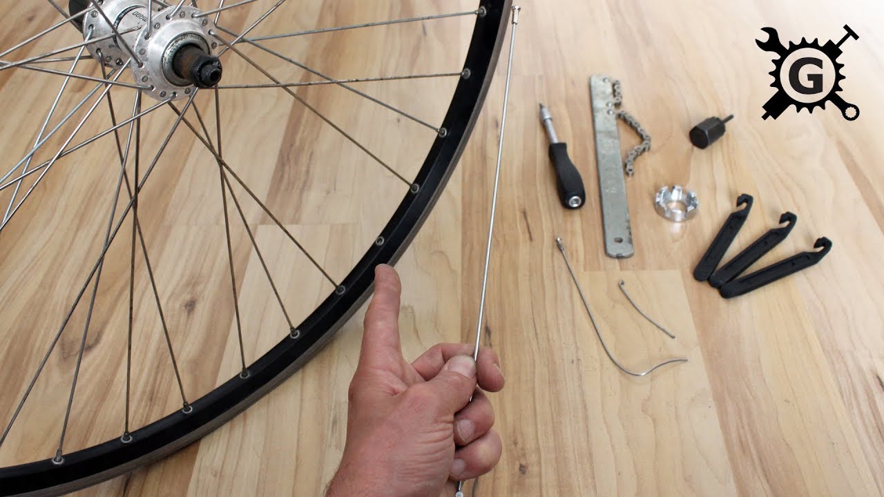 Defekte Fahrradspeiche am Laufrad (Hinterrad) wechseln - ausführlicher Workshop