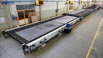 Sideros Engineering - Pallet Changer With Dual Loading and Unloading Area  - 3.6 x 16 (12 x 52.5 ft)