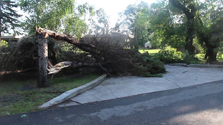 Crookston Times: Monday Storm Aftermath Video 1 wi...