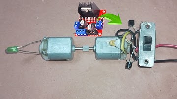 Simple motor controller with Forward Reverse with bc547 transistor