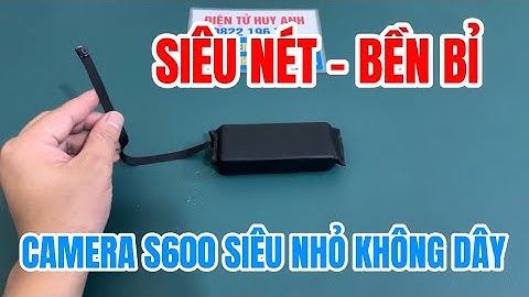 Camera siêu nhỏ không dây s600 mẫu mới 2024 , camera ngụy trang cúc áo s600 tốt nhất hiện nay