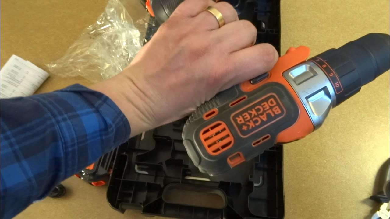 BLACK AND DECKER 18V EGBL188 ESPAÑOL Unboxing Taladro atornillador