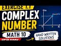 Math 10th| Exercise 1.1 complete solution|hand written notes|Complex Number