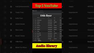 Top 5 youtube audio library music shorts viral ytshorts
