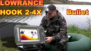 :  Lowrance Hook2-4x Bullet.   .     .