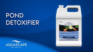 How to detoxify pond water