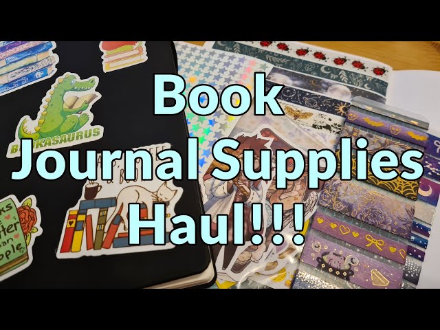 Book Journal Supplies Haul! 