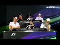 F1 2012 Germany Press Conference - Having fun with the microphones.