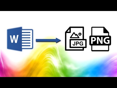 Video: Bagaimana cara membuka file PNG di Word?