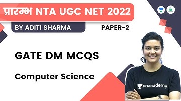 GATE DM MCQS | Paper 2 | Computer Science | NTA UGC NET | Aditi Sharma