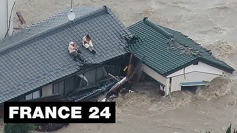 Japan: more than 100.000 people flee heavy rains and landslides, rescuers overtaken
