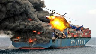 It&#39;s Hard To Believe! A Huge Ship Is Going Down!! Dangerous Cases Captured On Camera! 2024