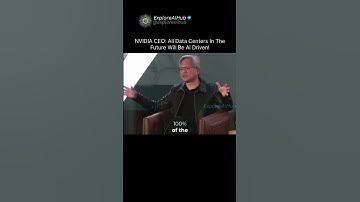 NVIDIA CEO: All Data Centers In The Future Will Be #Ai Driven! #Aitool #nvidia #jensenhuang #chatgpt