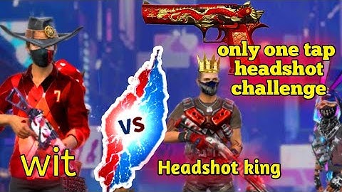 1v1 only one tap headshot challenge me and my friend