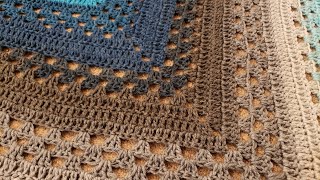 The Granny Merge Shawl  Crochet Tutorial!