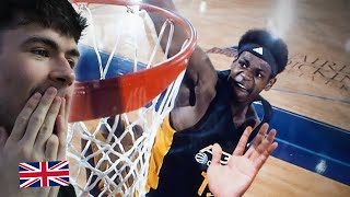 BRIT Reacts to When A 17 Year Old LeBron Got Invited To An NBA Workout And Took Over!