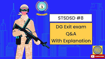 STSDSD   D G Shipping  Exit exam Q&A part 8