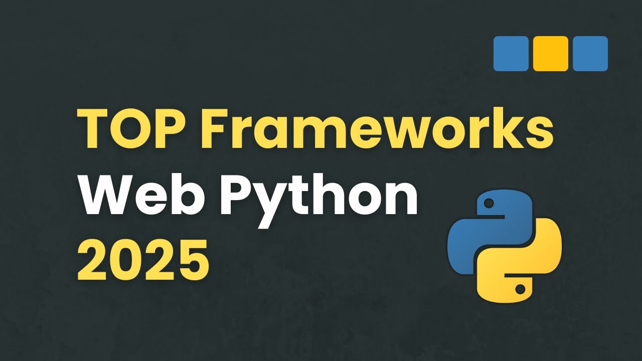 Melhores Frameworks Web com Python para Aprender em 2025 - YouTube