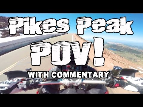 Pikes Peak POV with commentary - Jamie Robinson Ducati 1200 Multistrada