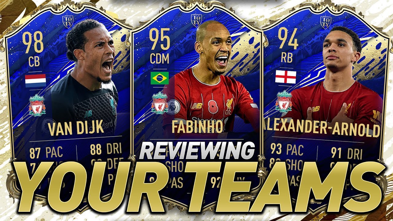 I RATE YOUR TEAMS! TOTY PROMO! 