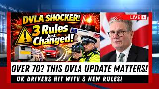 🚨 DVLA Just Announced 3 Major Driving Rule Changes – What Every UK Pensioner Must Know NOW!