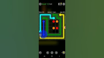 Flow free (classic pack 8x8 level 12)