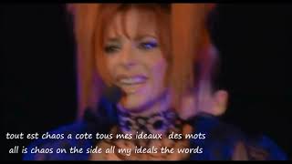 DESENCHANTEE Mylene Farmer ,  Bi Lingual Paroles