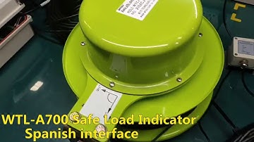 Load Moment Indicator /Safe Load  Indicator System with Spanish Interface