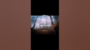 عبد الباسط عبد الصمد - الهاكم التكاثر حتى زرتم المقابر | سورة التكاثر #quran