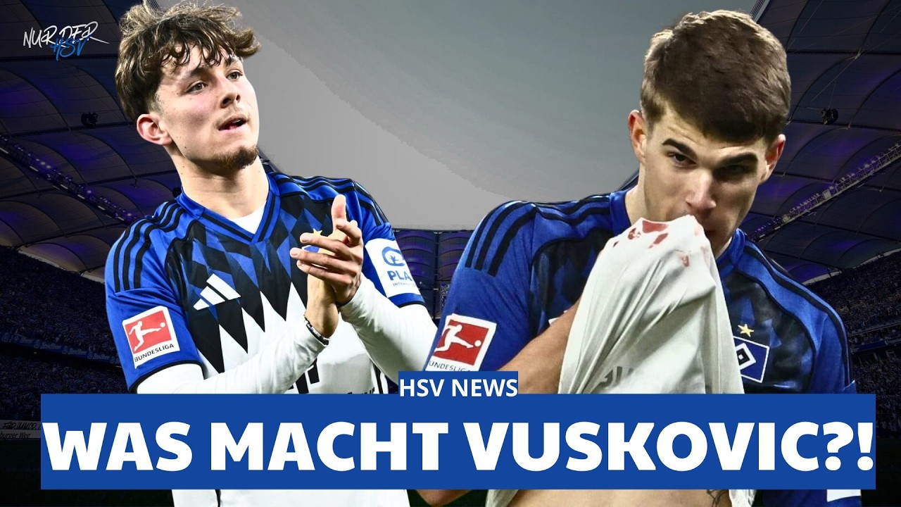 HSV NEWS! Stange hat ein beeindruckendes Comeback gefeiert – Vuskovic mit Pfosten-Tritten Schuh-Wurf