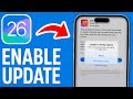 How to Fix “Unable to Check for Update” on iPhone iOS 26 (2025 Guide) ⚠️📱