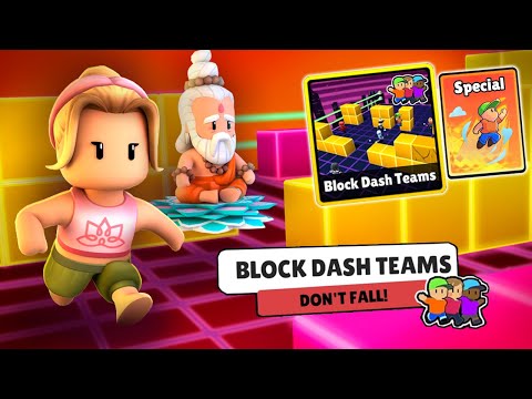 BLOCK DASH TEAM BENTARAN SAMBIL TES LIVE TIKTOK! Stumble Guys